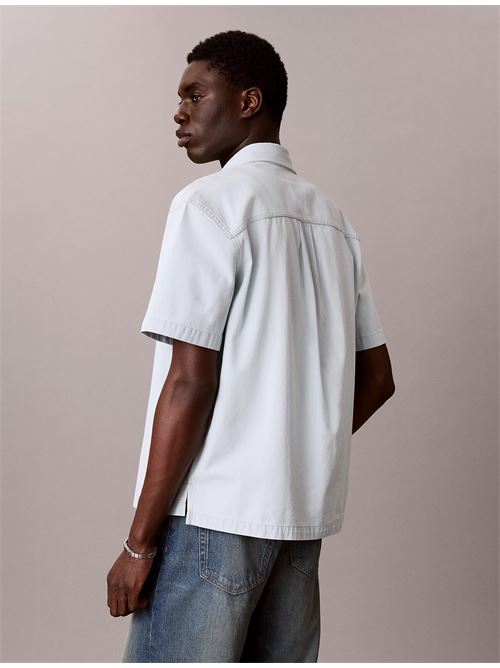 short sleeve shirt bleachout 205 CALVIN KLEIN JEANS | LV04RF712GVOL